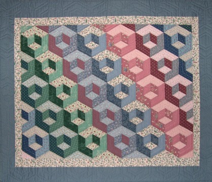 Cube Cut and Fold Project - Leslie Tryon website
